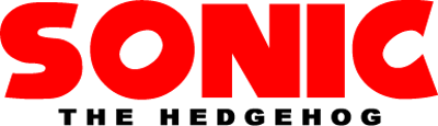 Sonic the Hedgehog logo for Sega Master System